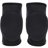 Sleek black knee pads
