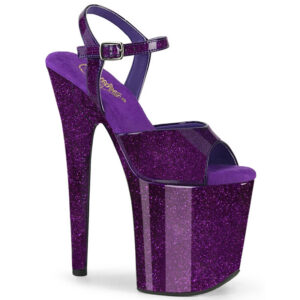FLAMINGO-809GP Glitter Dark Purple⋆ Pleaser USA ⋆ Туфли ⋆
